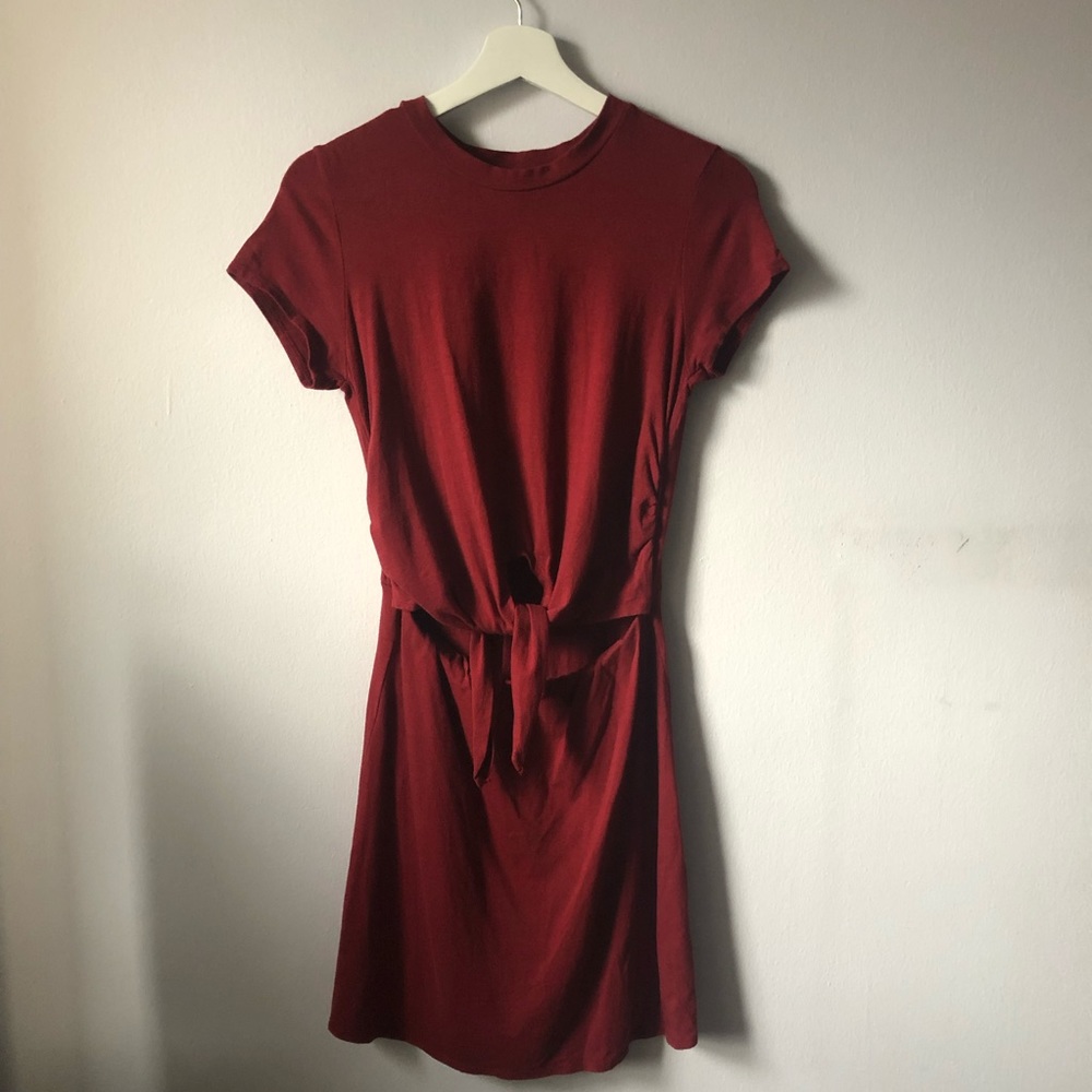 Heart & Hips burgundy dress